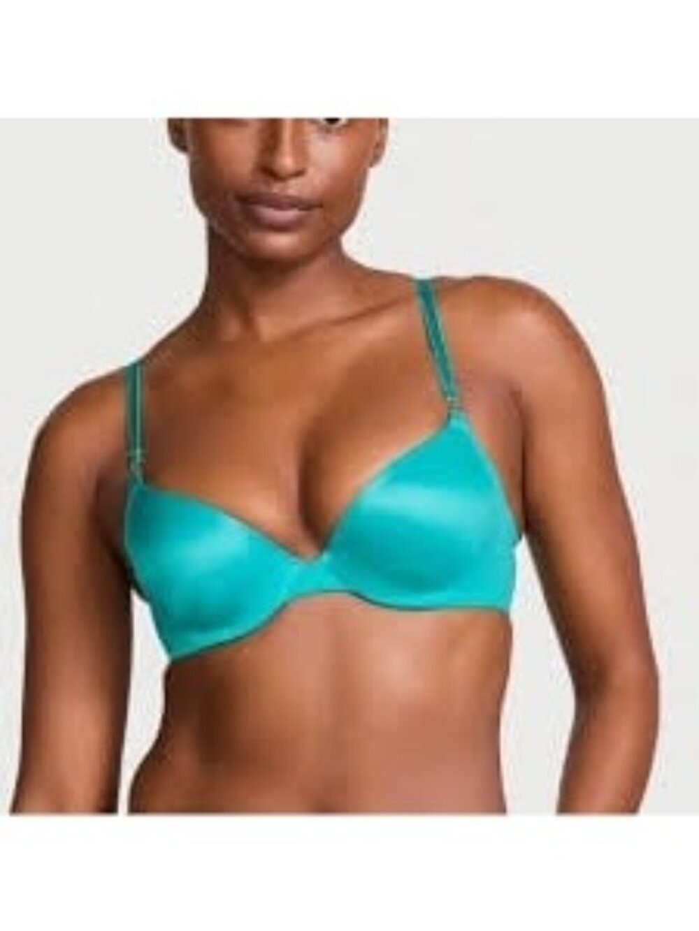 Victoria’s Secret VERYSEXY DEMI PU Underwire Bra 38DDD Green Logo ICON RARE NEW